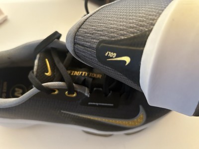 NIKE Air Zoom Infinity Tour 2 Golf Black/Gold/Grey Mens size  display picture 1