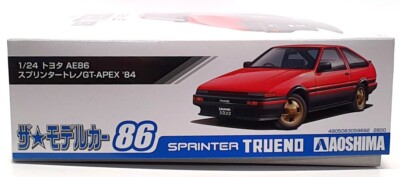 Aoshima 1/24 Scale Kit 05969 - 1984 Toyota AE86 Trueno Sprinter GT