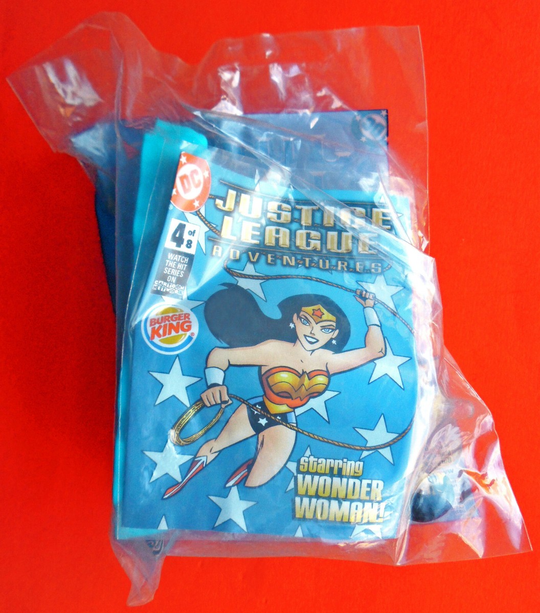 Burger King WONDER WOMAN Justice League 2003 Kids Meal Fast Food