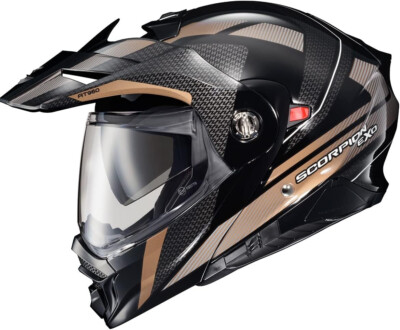 NEW Scorpion EXO AT960 HICKS MODULAR Dirt Bike MX Helmet Black/Gold Size Small