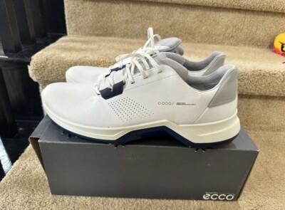 Ecco Men's Golf Biom G5 Golf Shoes - 152314- US 6-6.5 White/Blue Depths