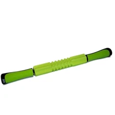 3coFit Green Muscle Roller Massage Stick. Self Myofascial Release Tool