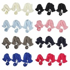 Winter Fleece Lined Baby Toddler Lanyard Mittens Kids Mittens Boys Girls Gloves