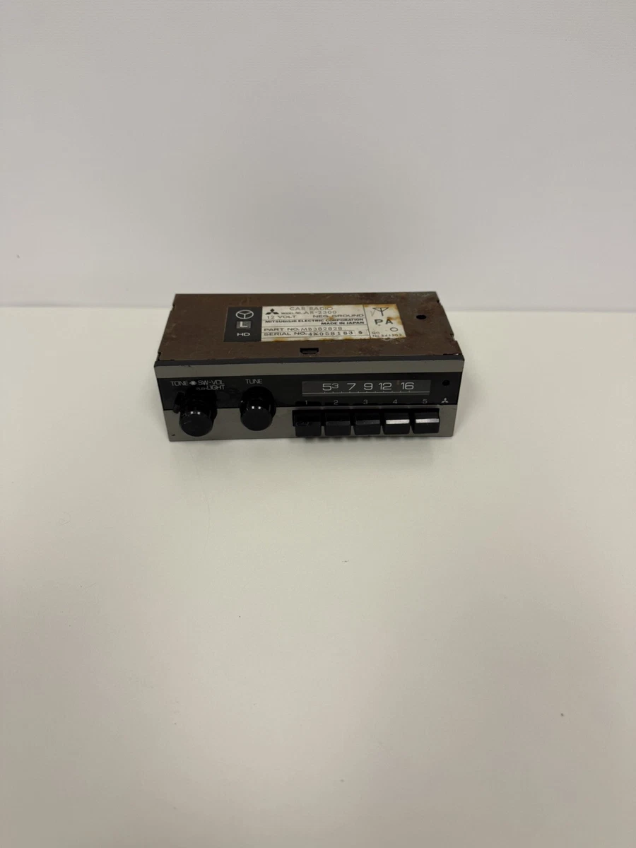 Mitsubishi In-Car Entertainment Equipment with Vintage Part for