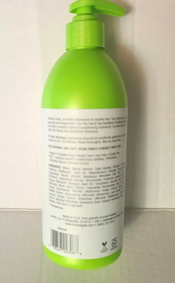 Nature's Gate кондиционер для жирных волос чайное дерево и облепиха 18 унций редкая новый - Изображение 4 из 4