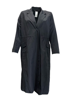 Marina Rinaldi Damen Schwarz Teorema Open Front Jacke Nwt