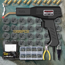 Plastic Welder Kit Soldering Hot Stapler Bumper Repair Welding Gun 800 Staples
