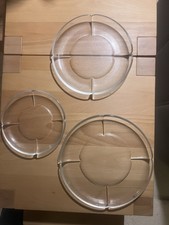 5 Rosenthal „Form ohne Namen“  Teller aus Glas in verschiedenen Größen