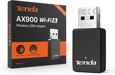 Tenda WiFi Adapter for Desktop PC, AX900 USB WiFi Adapter with Dual Band 600Mbps