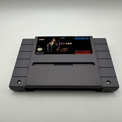 Phalanx SNES, 1992 Authentic & Tested, Cart Damage