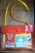 VINTAGE 60s CRESTON CHALK AND SLATE SET SLATE BOARD WITH COLORING BOOK 