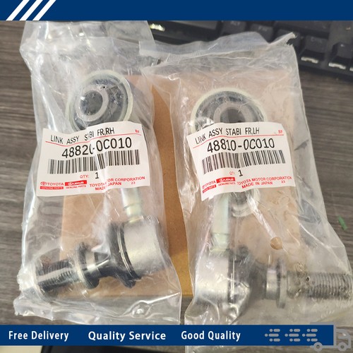 OEM New FRONT STABILIZER BAR LINKS W/NUT For TOYOTA 08-22 SEQUOIA-07-21 TUNDRA