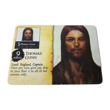 Wizkids Pirati dei Mari Maledetti Fuoco e Acciaio Modello tascabile #026 Thomas Gunn Cpt