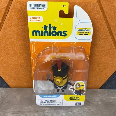Thinkway Toys Minions Vive Le Minion Movie Exclusive Action Figure 20218 New