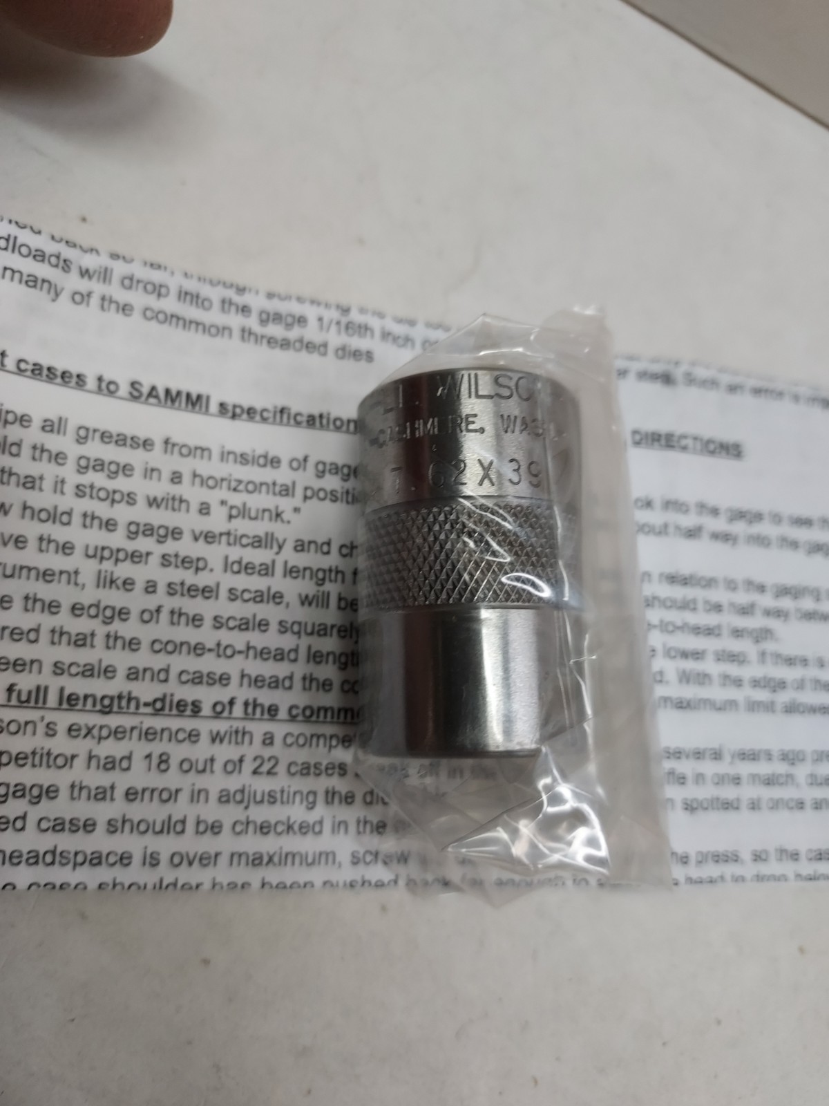 Wilson Case Gage CG: 7.62x39 CG