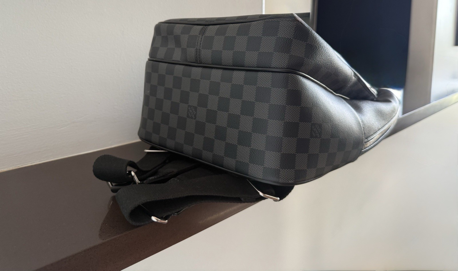 LV Damier Graphite Michael Backpack Excellent Con… - image 9