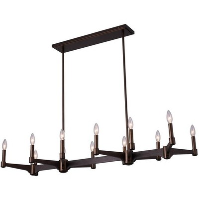 Kalco Lighting 519061VBZ Tono Island Light Ceiling Light in Vintage Bronze