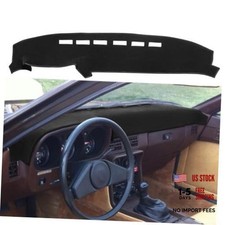 Dash Cover Mat Custom Fit For Porsche 924 944 Black F413 Dashboard Cover Dash Cover Mat Custom Fit For Porsche 924 944 Black F413 Dashboard Cover