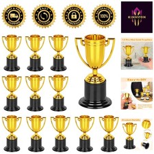 Versatile Golden Mini Trophies for All Events - Perfect for Kids and Parties