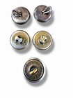 Vintage Metal Buttons, Military Buttons With Metal Shank — photo 2