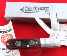 Boker Razor Barlow Knife 2018 GERMANY Dual Shields Great Etch & Bolster Stamp NR