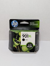 HP 901XL Ink Cartridge Black Genuine New Sealed Exp MARCH 2013