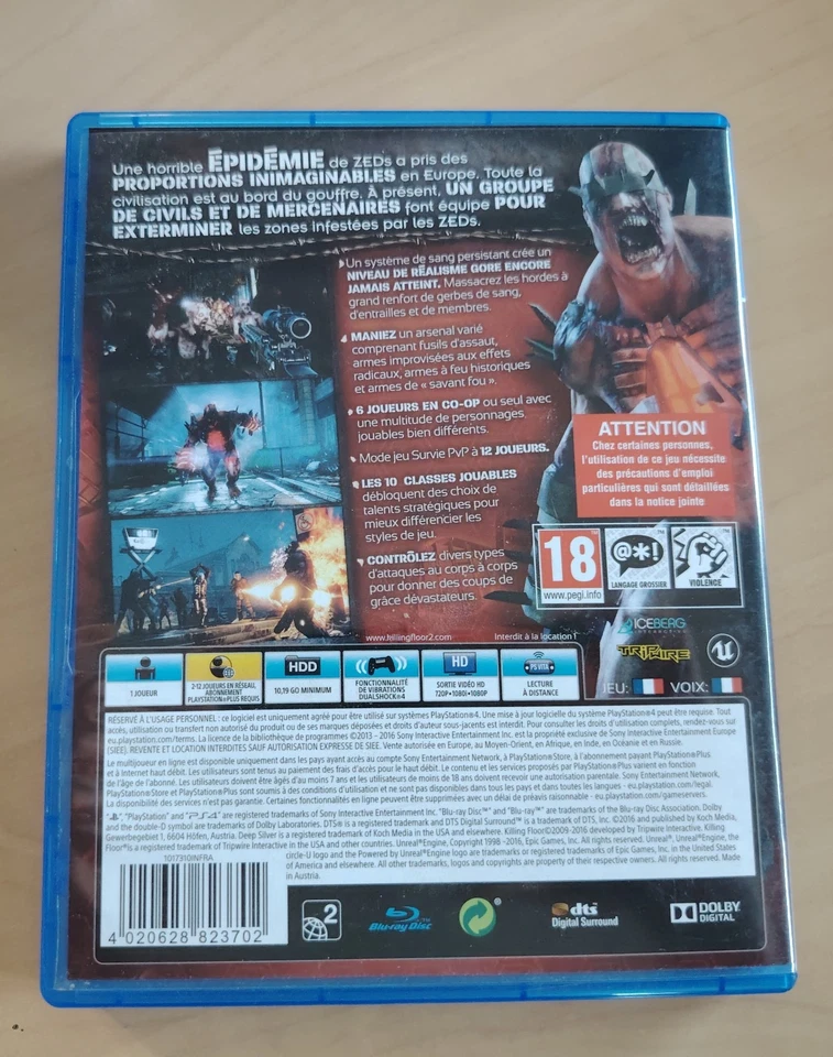 Killing Floor 2 PS4 Playstation 4, photo 3 sur 3
