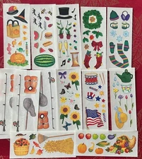 YOU CHOOSE - RARE CREATIVE MEMORIES HOLIDAY THEME VINTAGE COLLECTABLE STICKERS