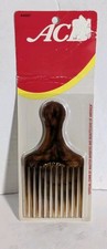 Vintage Ace Goody Tortoiseshell Brown Hair Lift Afro Picks NOS New Old Stock