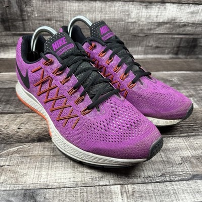 Nike Air Zoom Pegasus 32 Running Shoes Sneakers Purple 749344-400 Woman s Sz 11