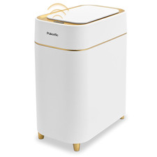 Automatic Small Sensor Trash Can with Touchless Lid, 2.3 Gallon / 9L Smart Garba