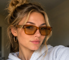Amiri HOLLYWOOD Thick Acetate Frame Fashion Sunglasses