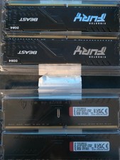 Kingston FURY Beast 128GB (4 x 32GB) PC4-25600 (DDR4-3200) UDIMM Memory - Black