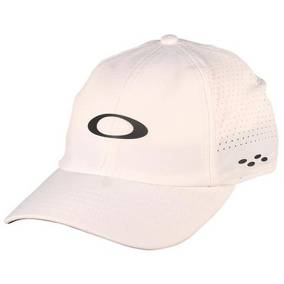 Oakley Mens Performance 6 Panel Fitted Hat Cap FOS901664-100 - White - New