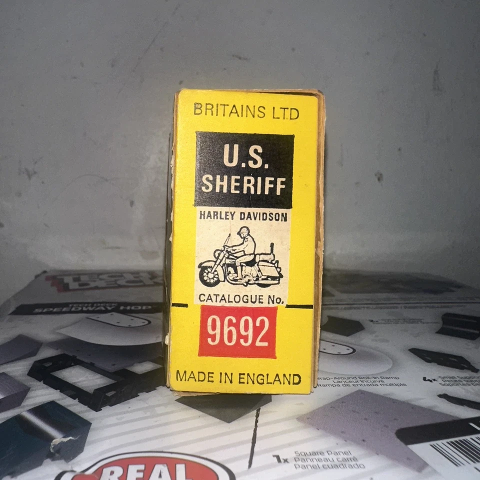 Harley Davidson U.S. Sheriff - Raro De colección Escala 1:32, Gran Bretaña 9692, Inglaterra Foto 2 de 4