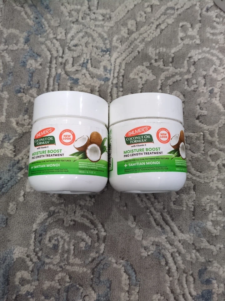 Palmers óleo de coco fórmula hidratação impulso tratamento comprimento profissional 6,7 oz - lote de 2 - Imagem 3 de 4