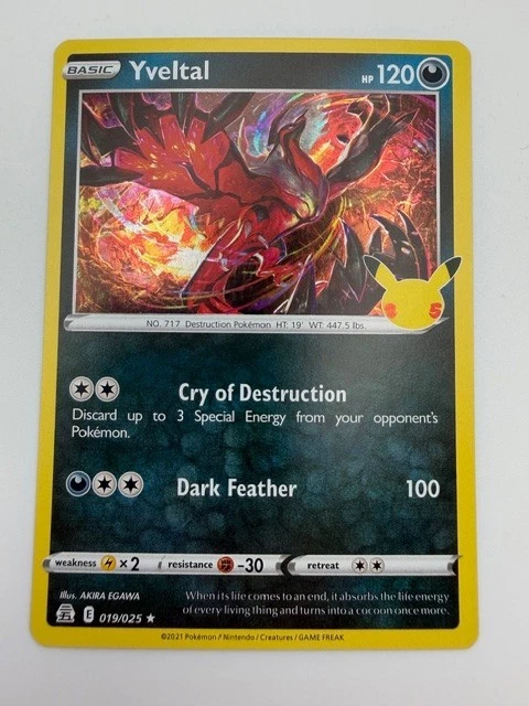 Yveltal 019/025 Celebrations for sale | eBay