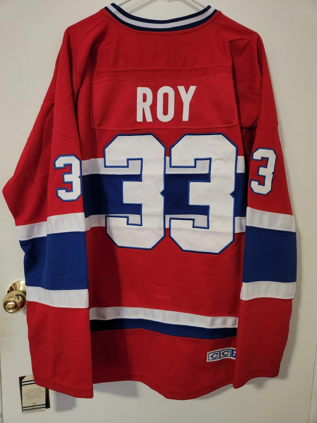 Patrick Roy 1993 Throwback CCM Men's Hockey Jersey