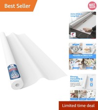 Extra Wide White Kraft Paper Jumbo Roll 48" x 1200" for Craft  Shipping Needs