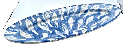 NEW Vietri Italy School of Fish Large Oval Serving Platter 22''
