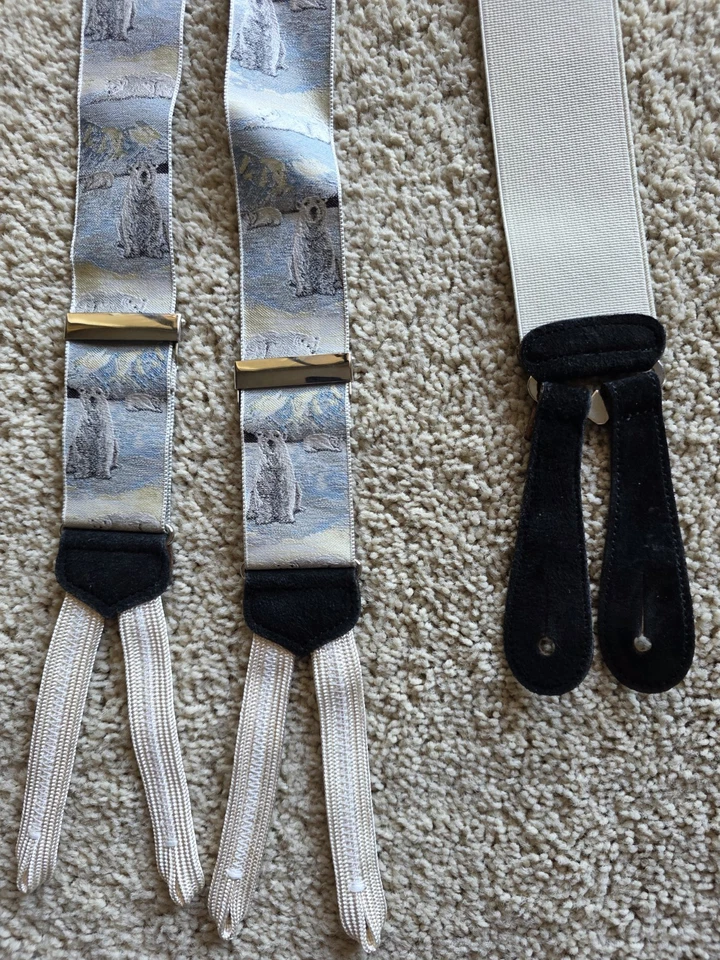 Trafalgar 男式吊带北极熊北极丝绸多色 — 第 3/4 张图片