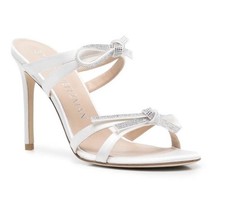 Stuart Weitzman 110mm SW Bow crystal embellished sandals 9.5 - 9 1/2
