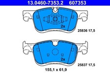 ATE BREMSBELÄGE VORNE passend für CITROËN BERLINGO OPEL COMBO PEUGEOT PARTNER RI
