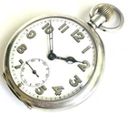 Antique - Military Pocket Watch - SWISS MADE - Working - Vintage