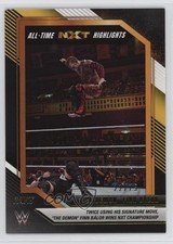 2022 WWE NXT All-Time Highlights Black & Gold 22/75 The Demon Finn Balor 02l5