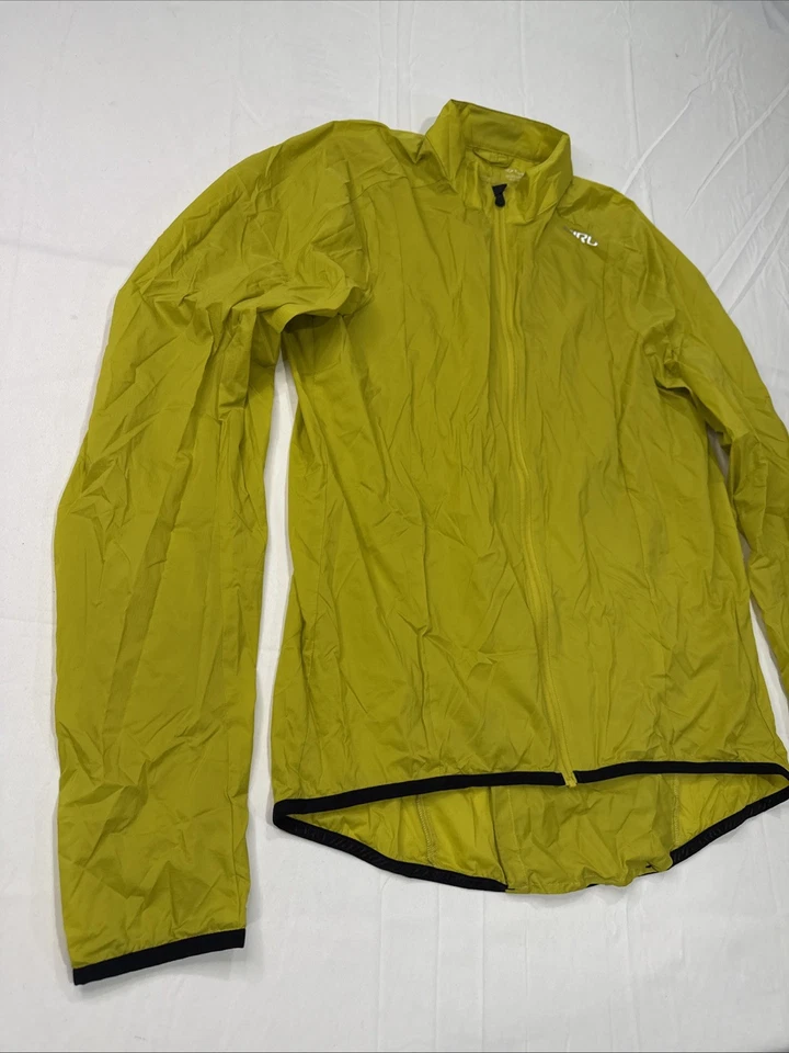 Chaqueta cortavientos Giro Chrono Expert para hombre EE. UU. grande amarilla - nueva sin etiquetas Foto 2 de 4