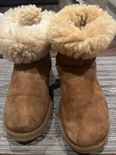 UGG Australia chestnut 9, Suede & Sheepskin Lined Boots 5825 - Bild 12 von 13