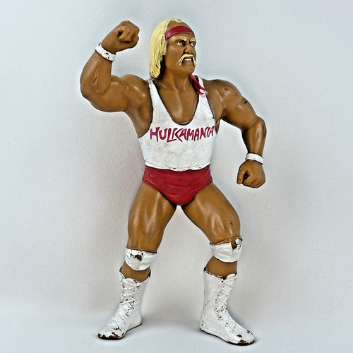 WWF LJN Hulk Hogan White Hulkamania Shirt  Wrestli...