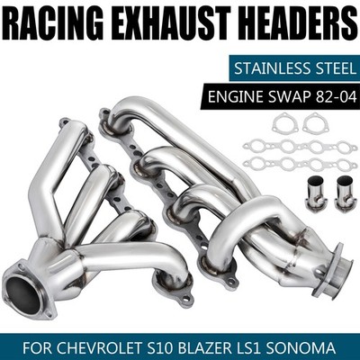LS Swap S10 Conversion Swap Headers For Truck & SUV LS1 LS2 LS3 LS6 GMC Jimmy