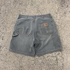 Vintage Carhartt Carpenter Shorts Moss Green 36 Big Patch WU1966